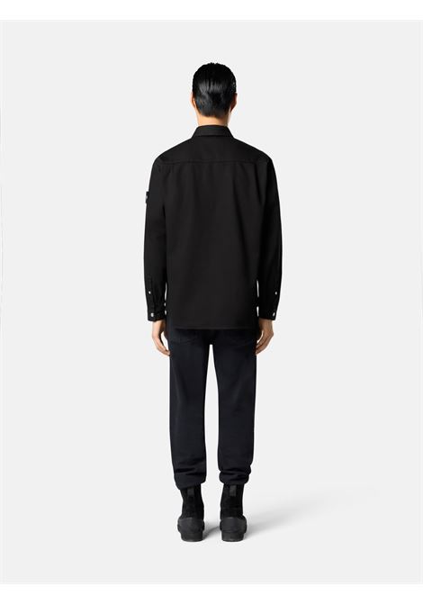 bull denim-tc shirt man black STONE ISLAND | K2S15 1100008 S00J5V0029